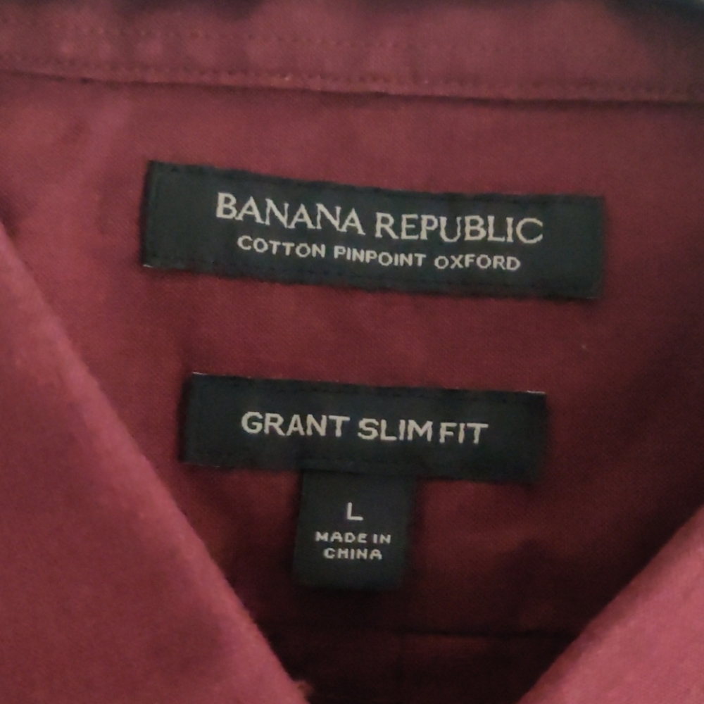 Dark Red Button Down - image 2